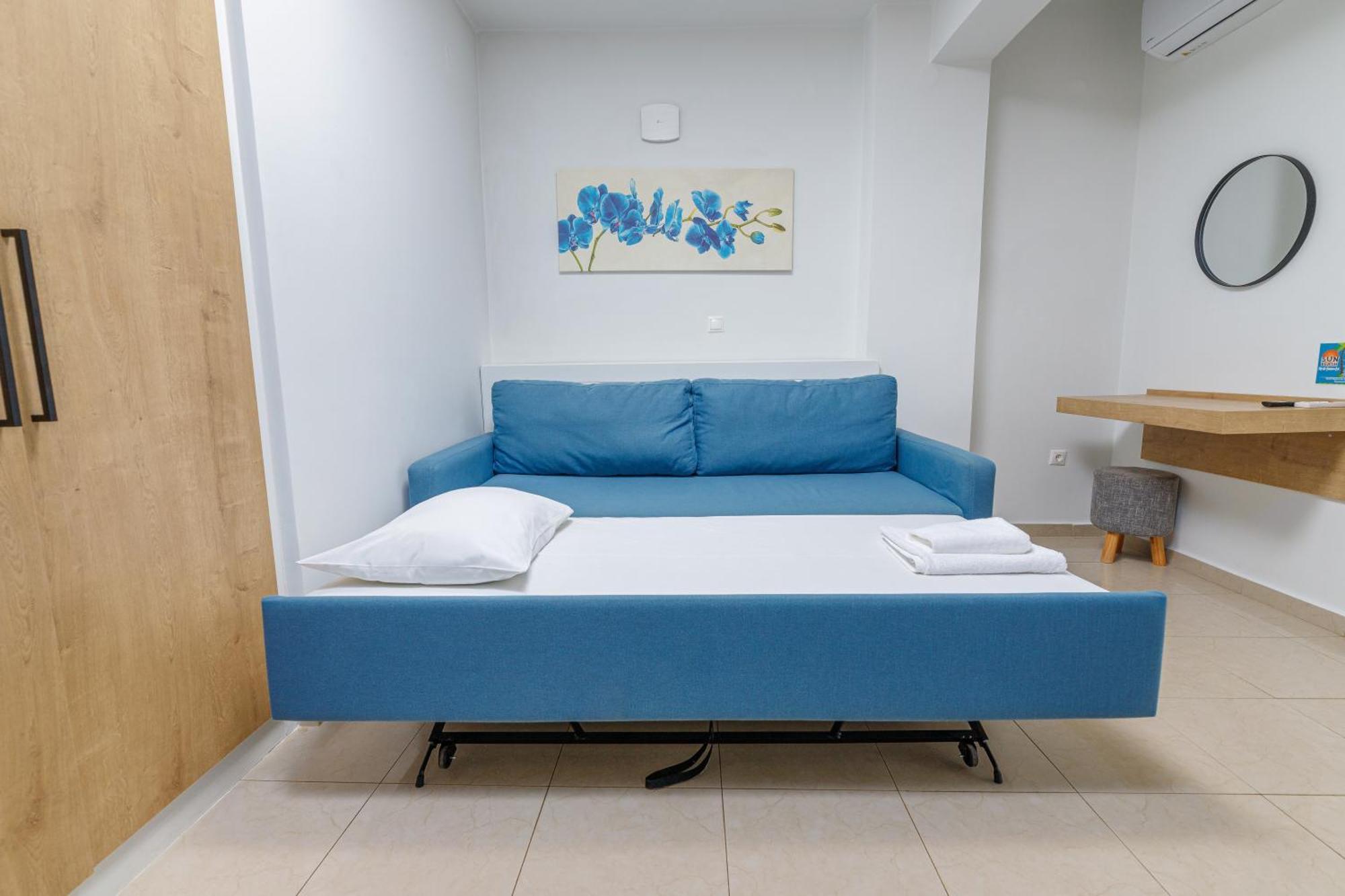 Sun Beach Apartments Kato Daratso Luaran gambar
